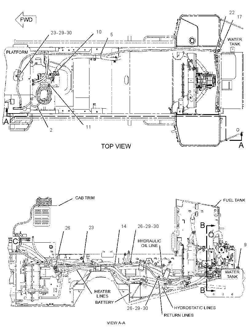 LINES GP-PRESSURIZED WATER 2496625 CAT