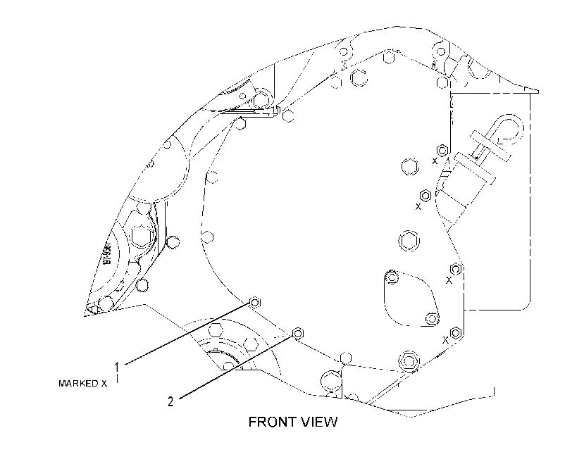 FASTENER GP-FRONT COVER 2603217 CAT