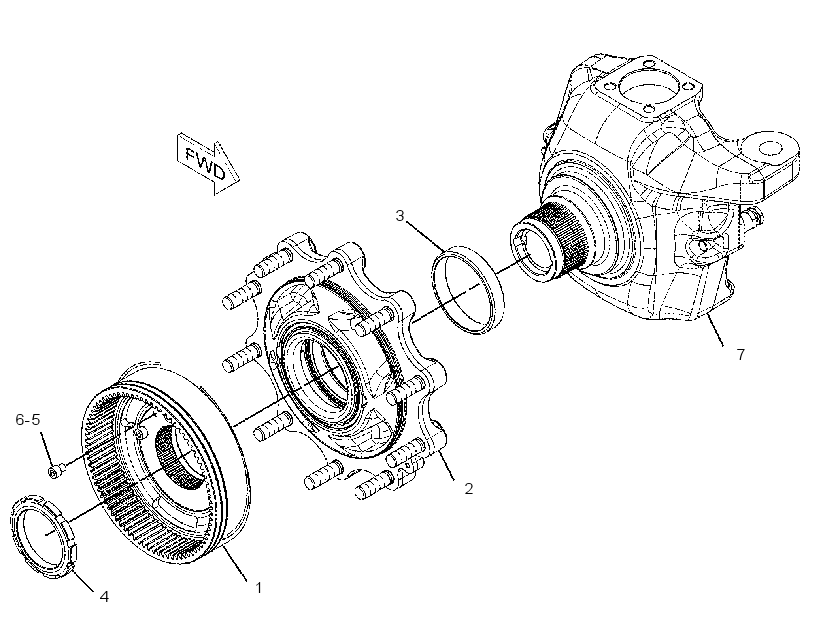 HOUSING & FLANGE GP-AXLE 2385252 CAT
