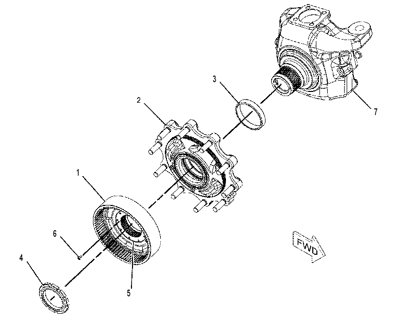 HOUSING & FLANGE GP-AXLE 2385251 CAT