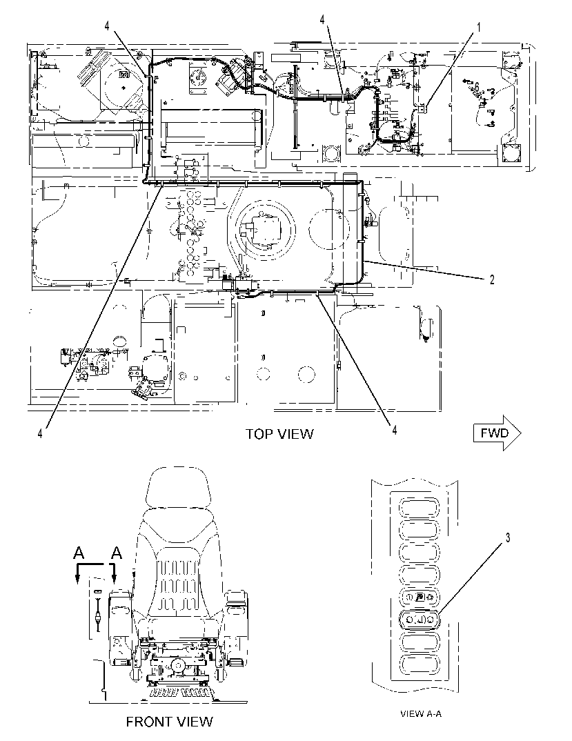 WIRING GP-CAB TILT 2433641 CAT