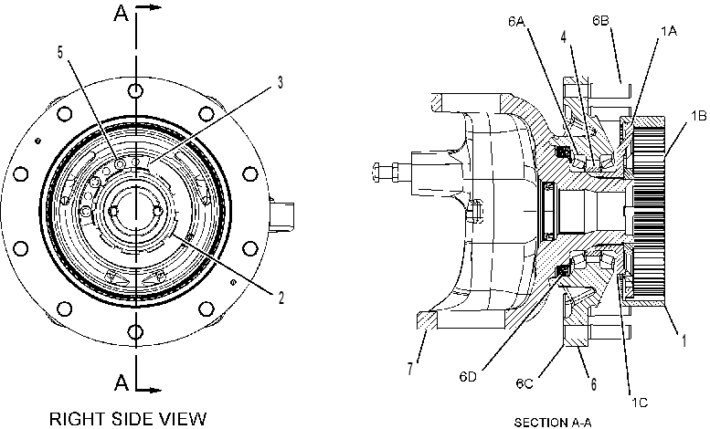 HOUSING & FLANGE GP-AXLE 2385277 CAT