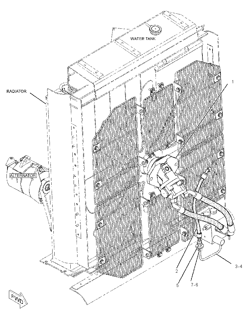 FAN AR-REVERSIBLE 2514603 CAT