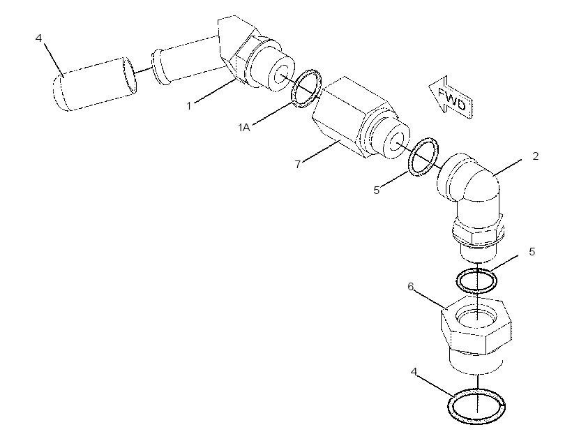 CONNECTOR GP-CAB HEATER LINES 2278844 CAT