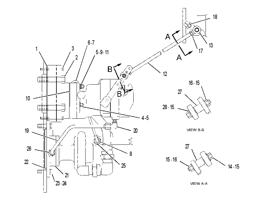 FASTENER GP-GOVERNOR 1700797 CAT