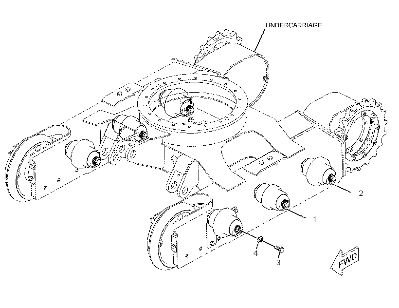 ROLLER GP-TRACK-CENTER FLANGE 2349092 CAT