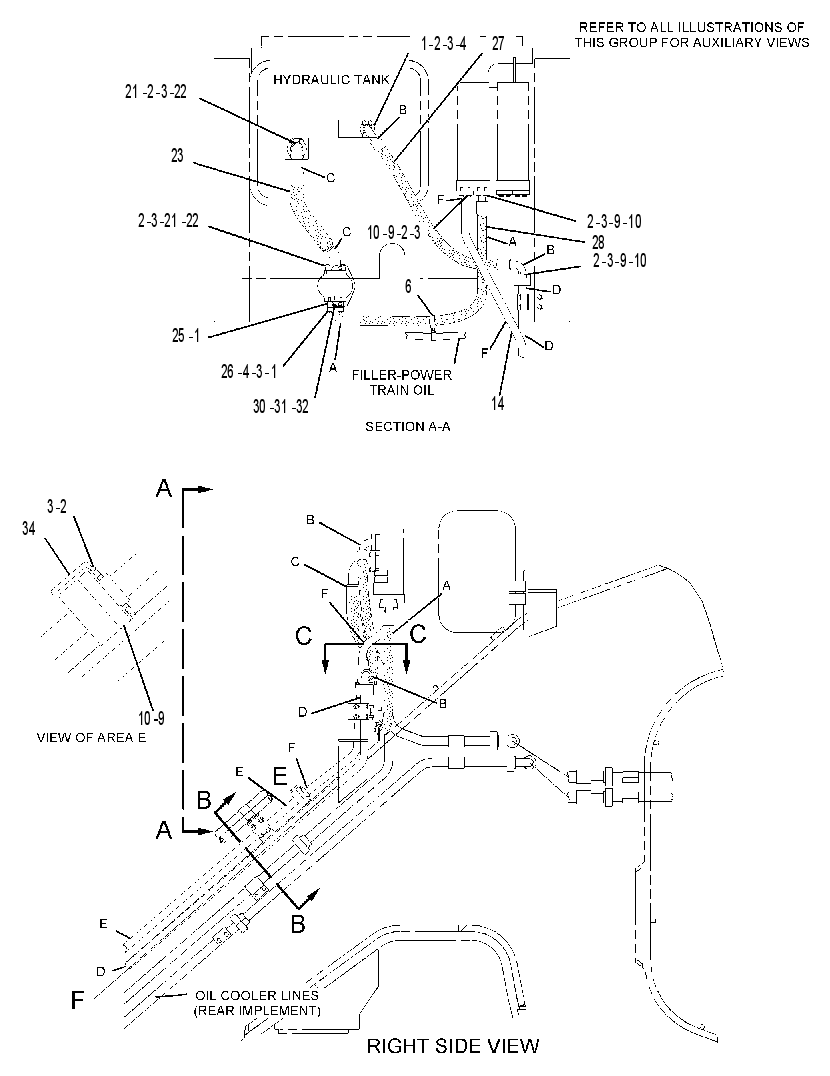 LINES GP-STEERING OIL COOLER 1528958 CAT