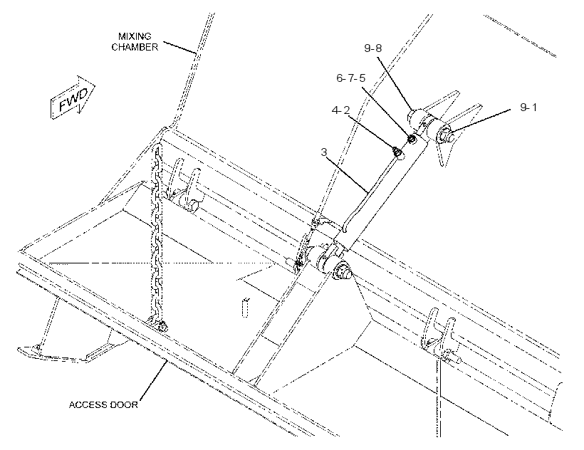 CYLINDER & MTG GP-DOOR 3855889 CAT