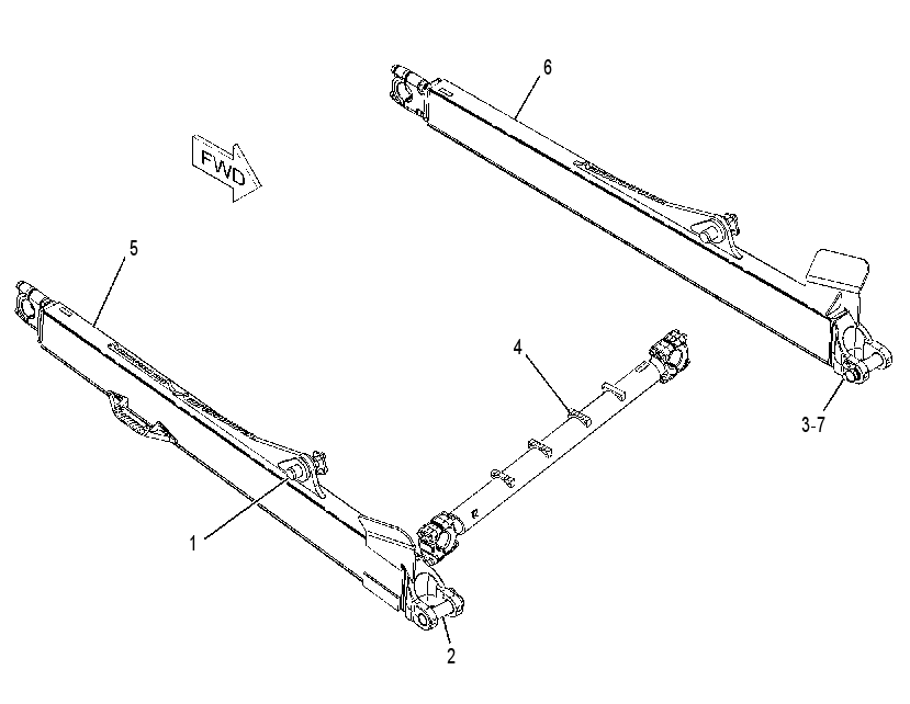 PUSH ARM GP-STABILIZER 2379236 CAT