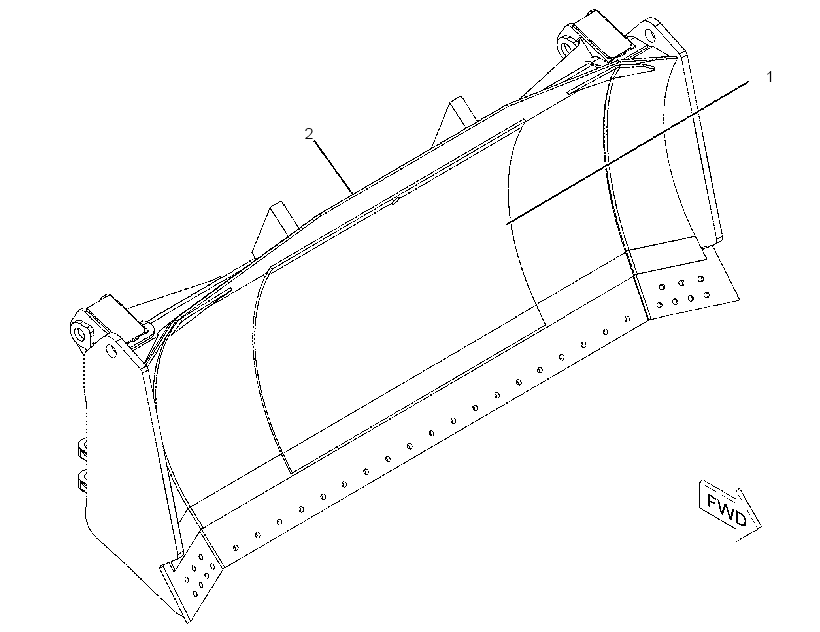 BLADE AS-SEMI-UNIVERSAL 2458153 CAT
