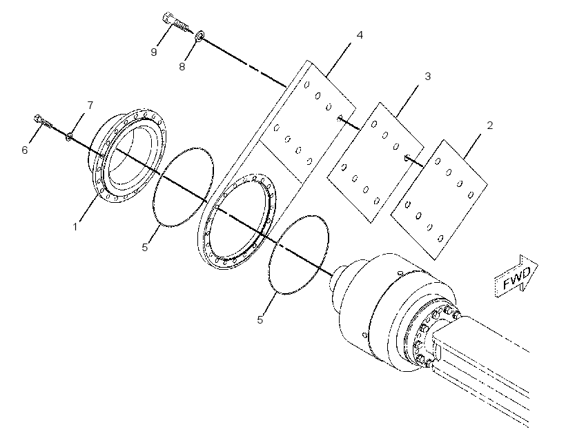 SUPPORT GP-ROTOR DRIVE 2275481 CAT