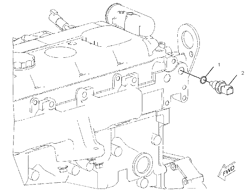 SENDER GP-TEMPERATURE 2458166 CAT