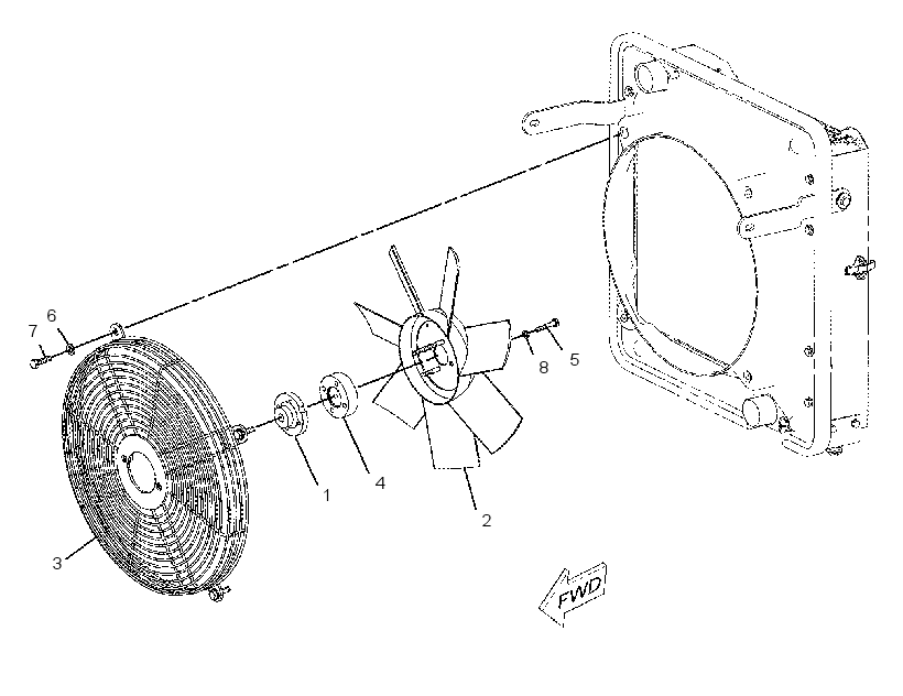 FAN GP 2318838 CAT