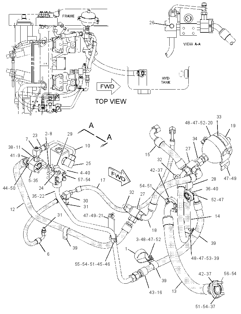 LINES GP-CHARGE PRESSURE 2094341 CAT