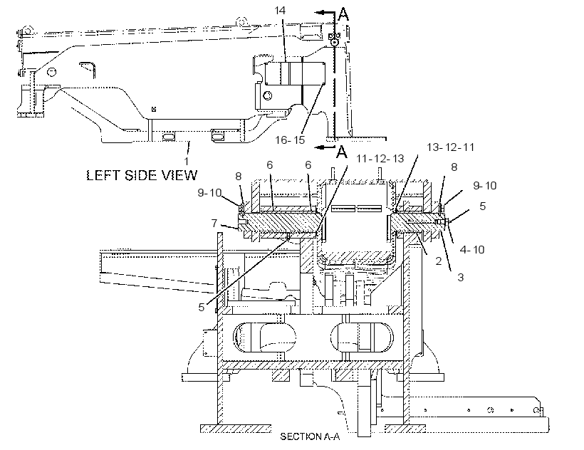 FRAME GP-MAIN 2389608 CAT