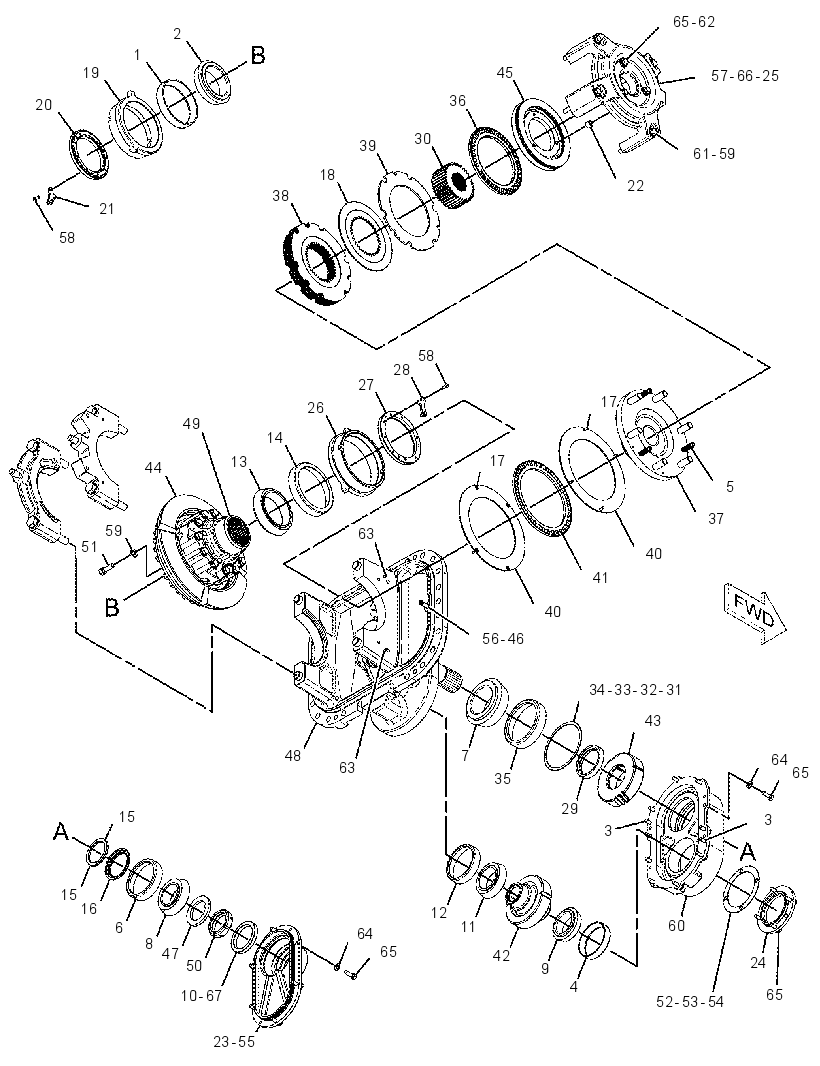 Дифференциал с конической передачей 1881535 CAT