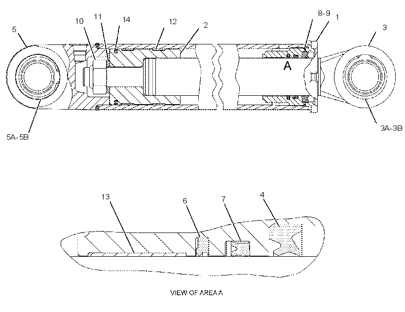 CYLINDER GP-HOIST 2414071 CAT