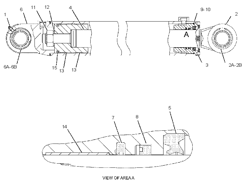 CYLINDER GP-HOIST 2414062 CAT
