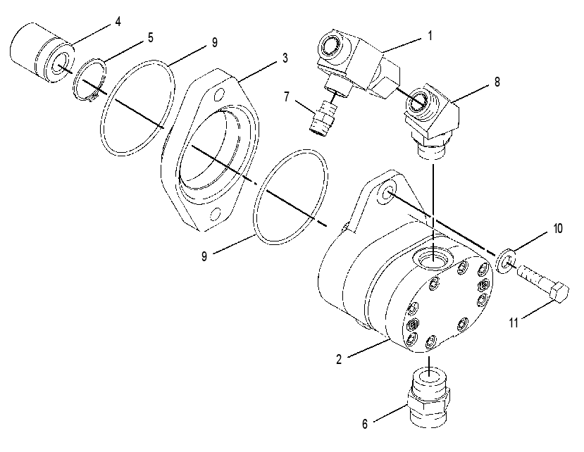 PUMP & MTG GP-ROTOR DRIVE LUBE 2316157 CAT