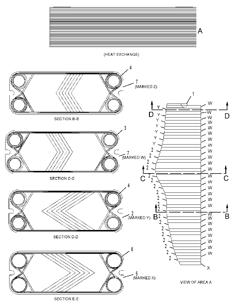 PLATE GP-HEAT EXCHANGER 2454753 CAT