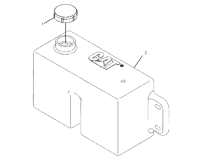 TANK GP-OIL 2566443 CAT