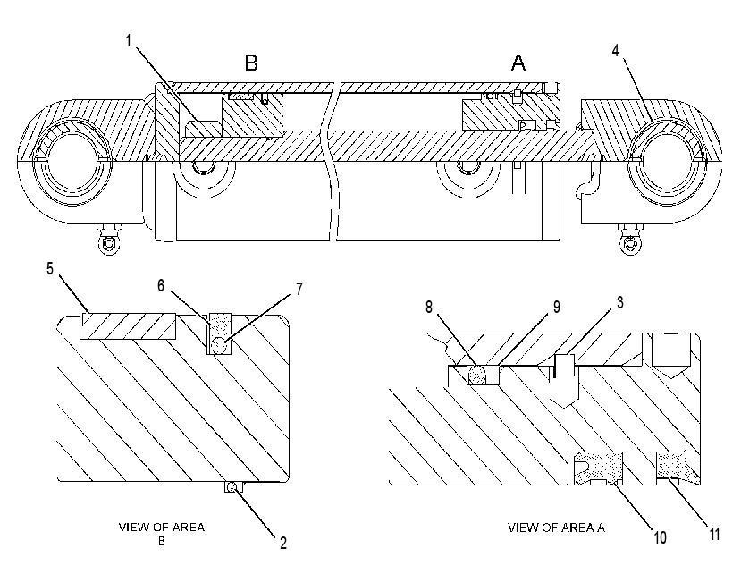CYLINDER GP-DOOR 2307997 CAT
