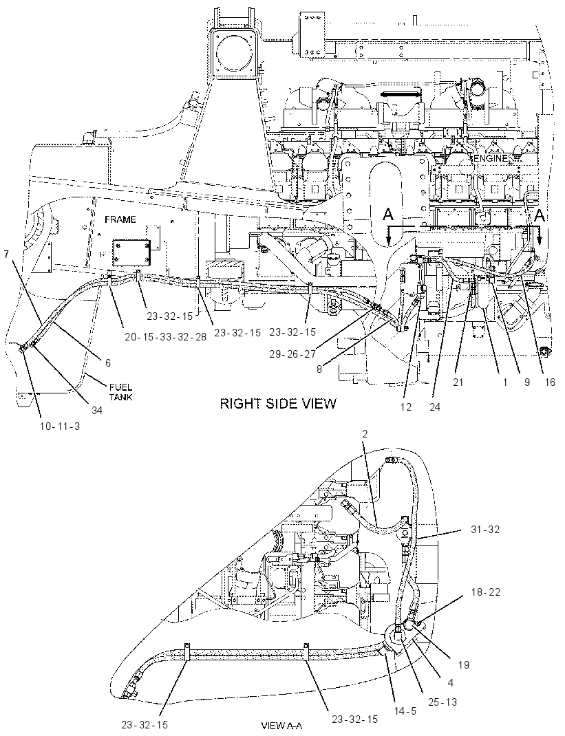 FILTER & LINES GP-PRIMARY FUEL 2533908 CAT