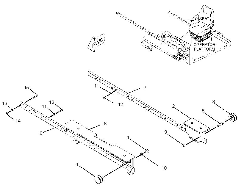 PLATFORM GP-SLIDE 2308733 CAT