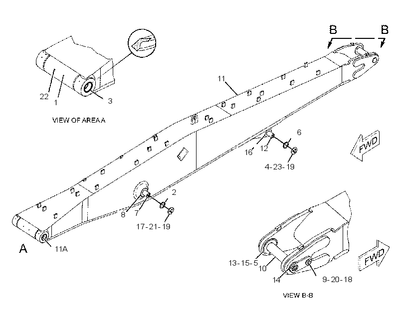 BOOM GP-MATERIAL HANDLING 2518482 CAT