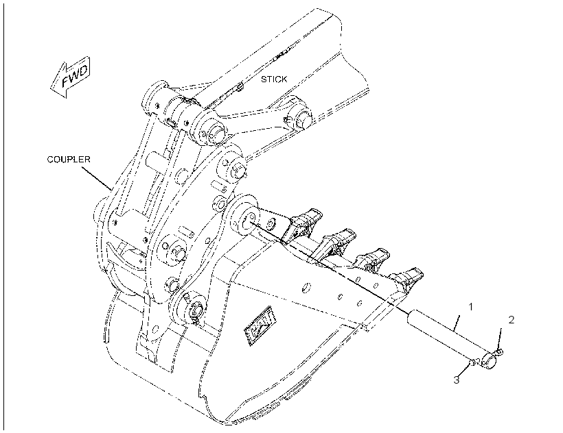 PIN GP-COUPLER 2536407 CAT