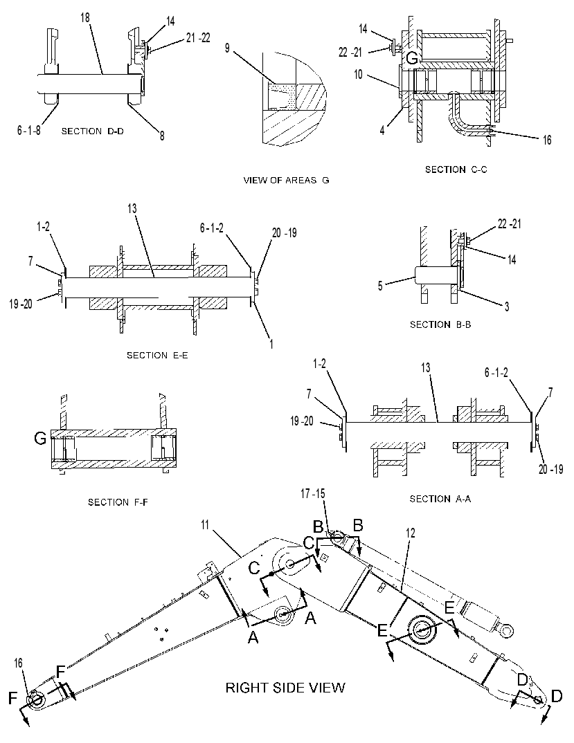 BOOM GP-ADJUSTABLE 2536825 CAT