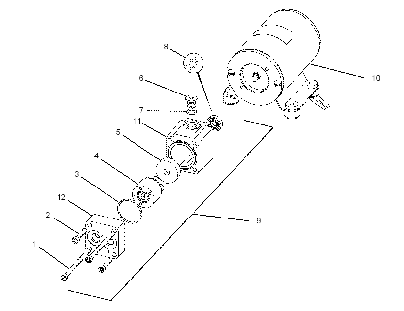 PUMP & MOTOR GP-BRAKE RELEASE 1433602 CAT
