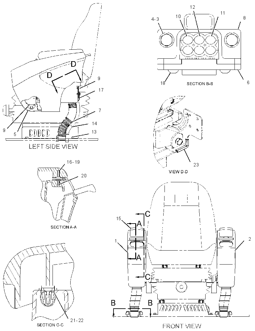 Консоль оператора 1858167 CAT