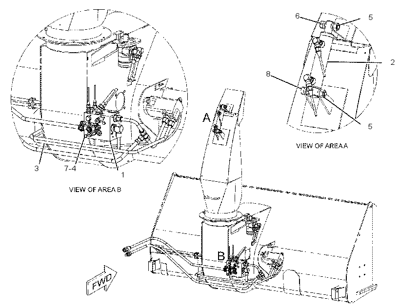 HYDRAULIC AR-SNOWBLOWER 2614425 CAT