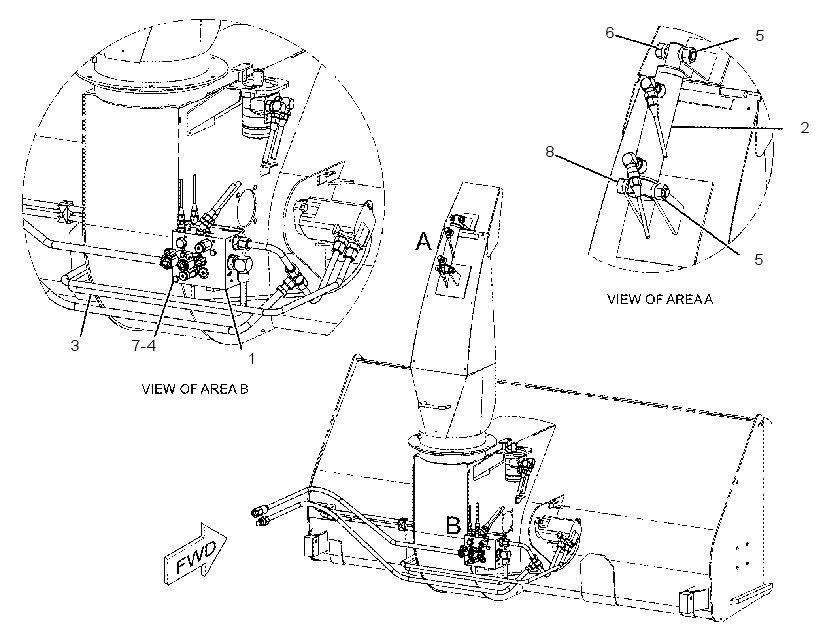 HYDRAULIC AR-SNOWBLOWER 2614422 CAT