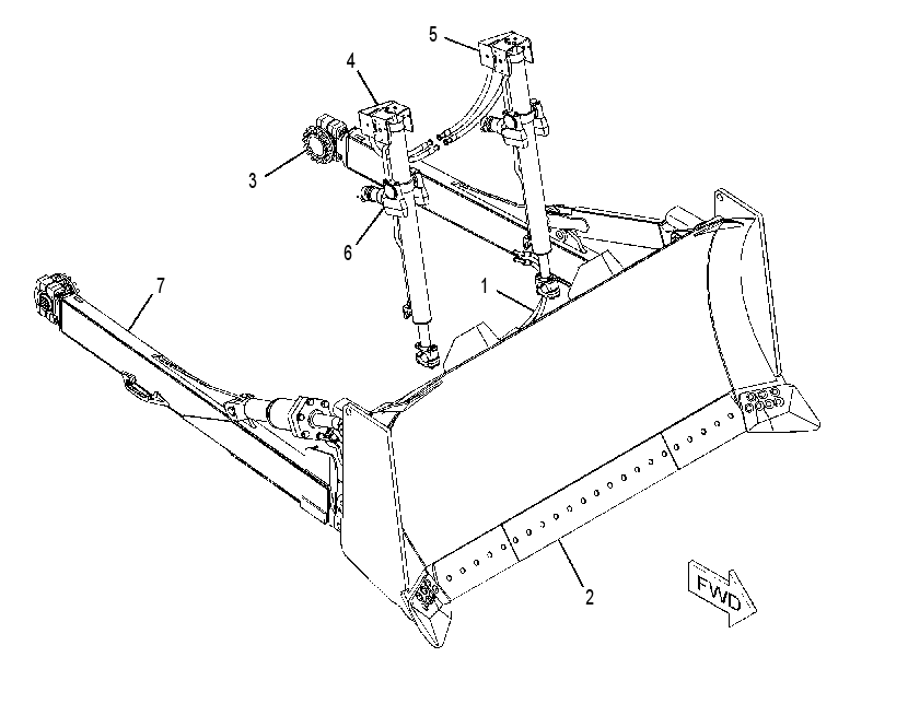 BULLDOZER AR-SEMI-UNIVERSAL 2281854 CAT