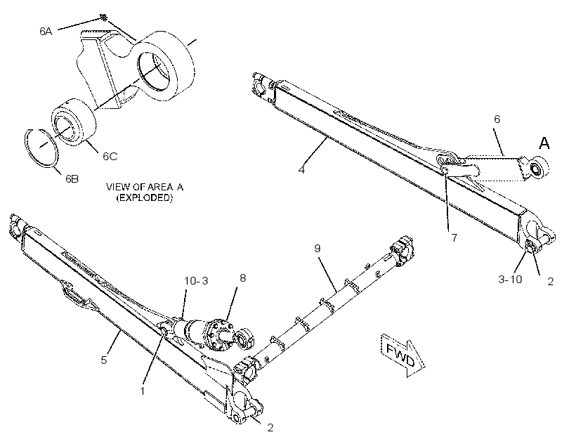 PUSH ARM GP-STABILIZER 2470851 CAT