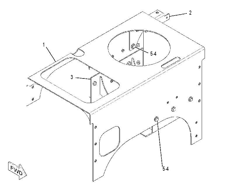SUPPORT GP-AIR INLET 2635462 CAT