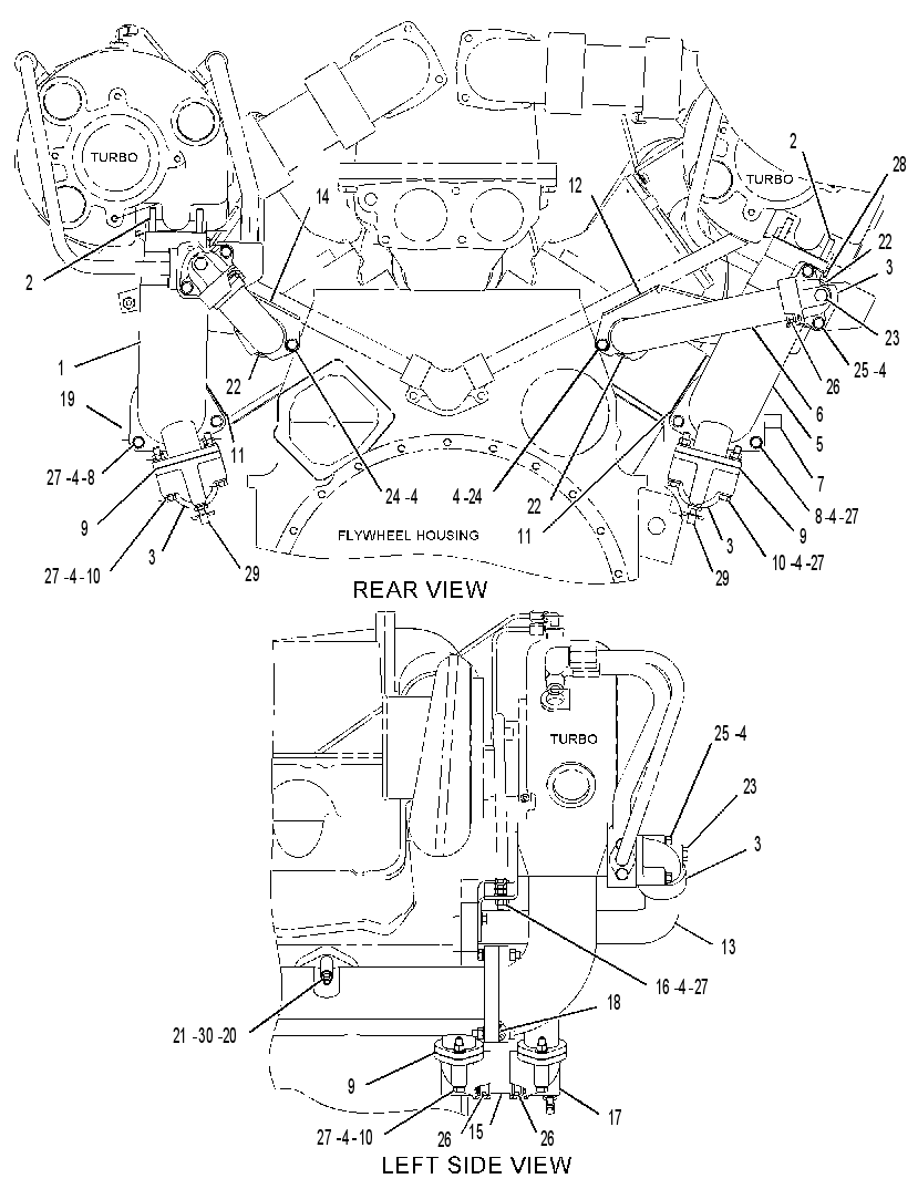 Коллектор выпускной 2464645 CAT