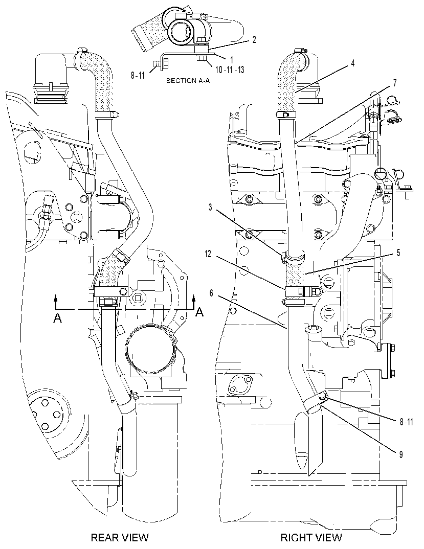Система отвода газов 2350516 CAT