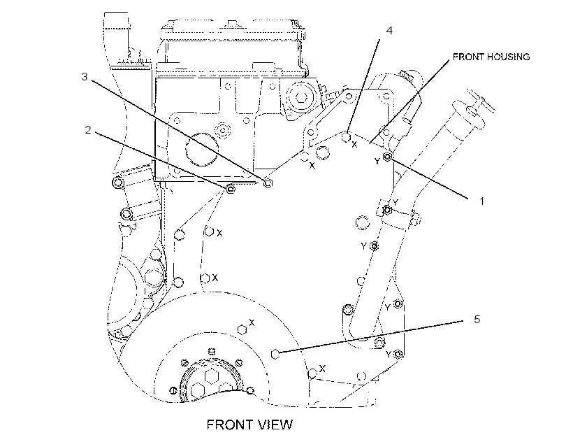FRONT COVER FASTENER GROUP 2380373 CAT