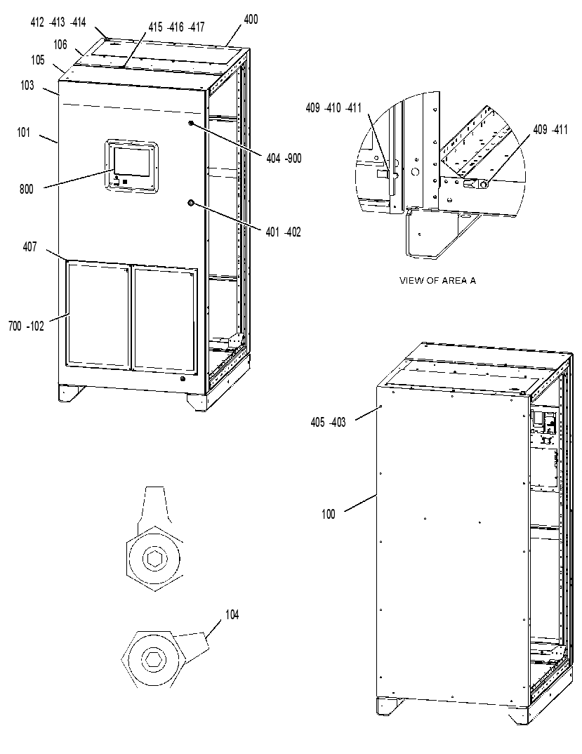 ENCLOSURE GP-POWER SUPPLY 2444979 CAT