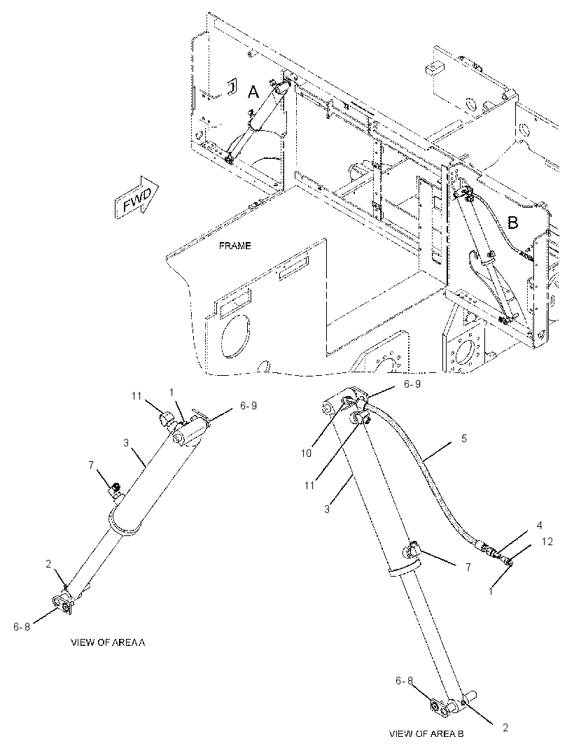 CYLINDER & MTG GP-HOPPER 2309608 CAT