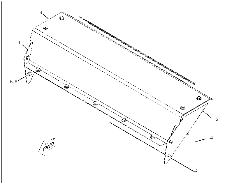 DEFLECTOR GP-HOOD 2425177 CAT