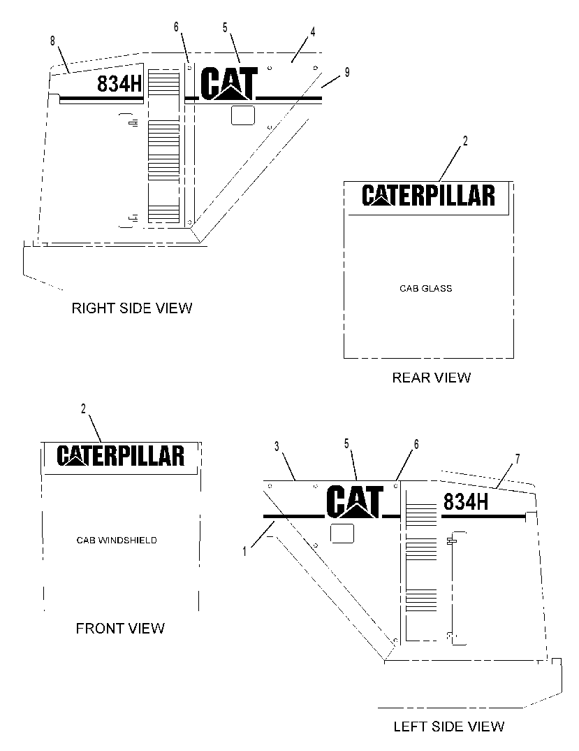 Плёнка 2529673 CAT