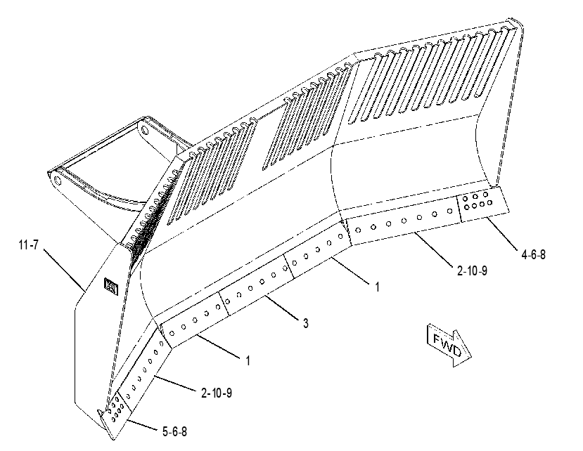 BLADE GP-UNIVERSAL 1773549 CAT