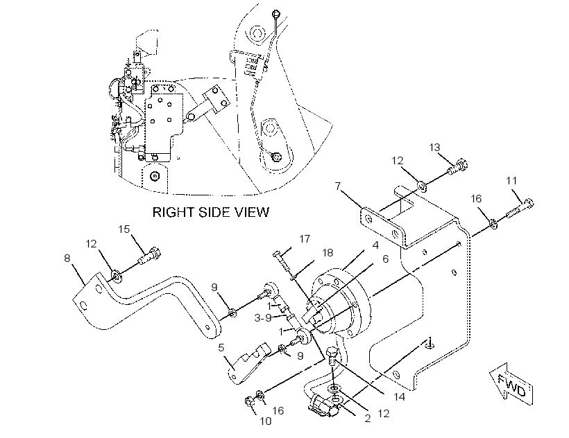 SENSOR & MTG GP-LIFT POSITION 2516386 CAT