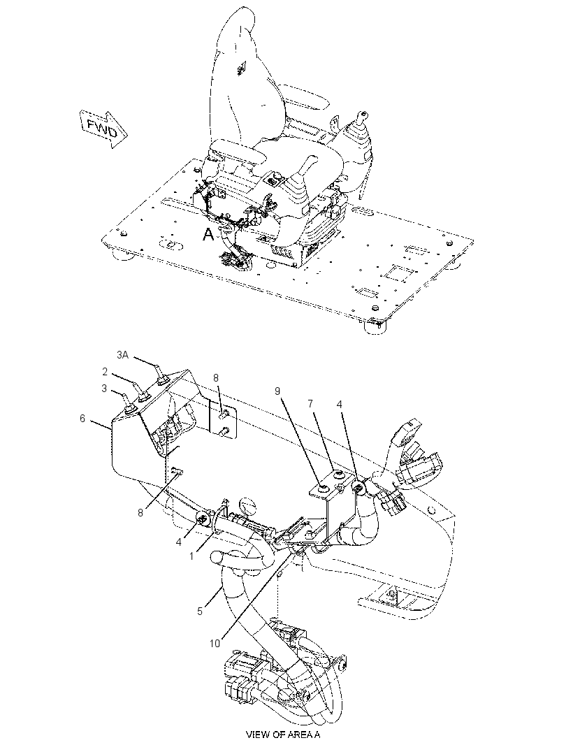 Проводка консоли 2277131 CAT