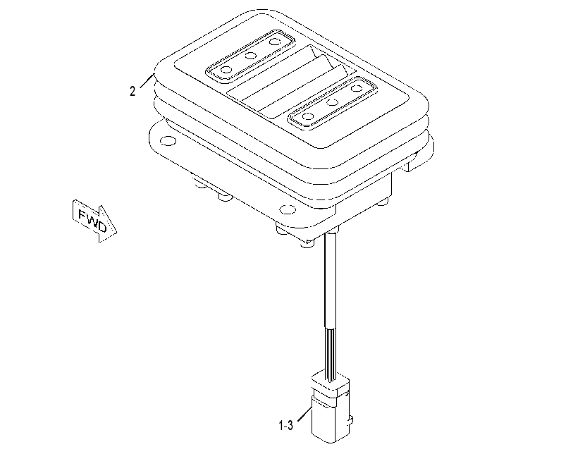 CONTROL GP-PEDAL 2475275 CAT