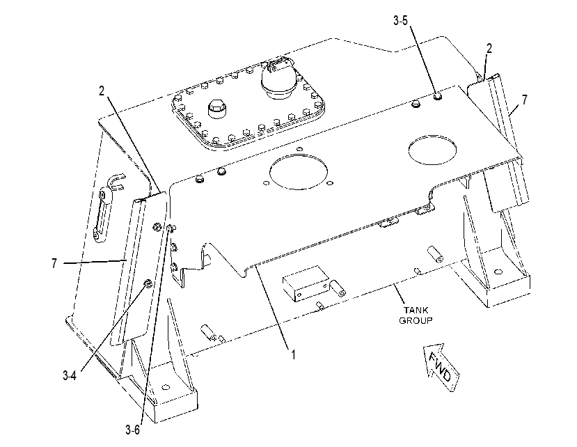 AIR INLET SUPPORT GROUP 2370447 CAT
